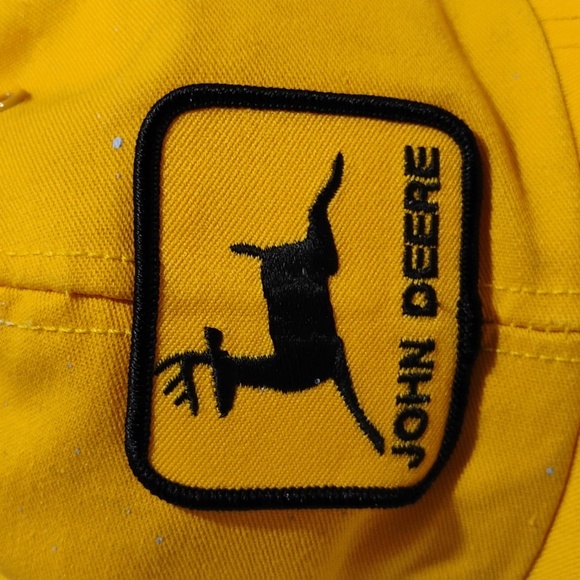 John Deere Vintage 80's Snap Back Trucker Hat - Picture 2 of 11